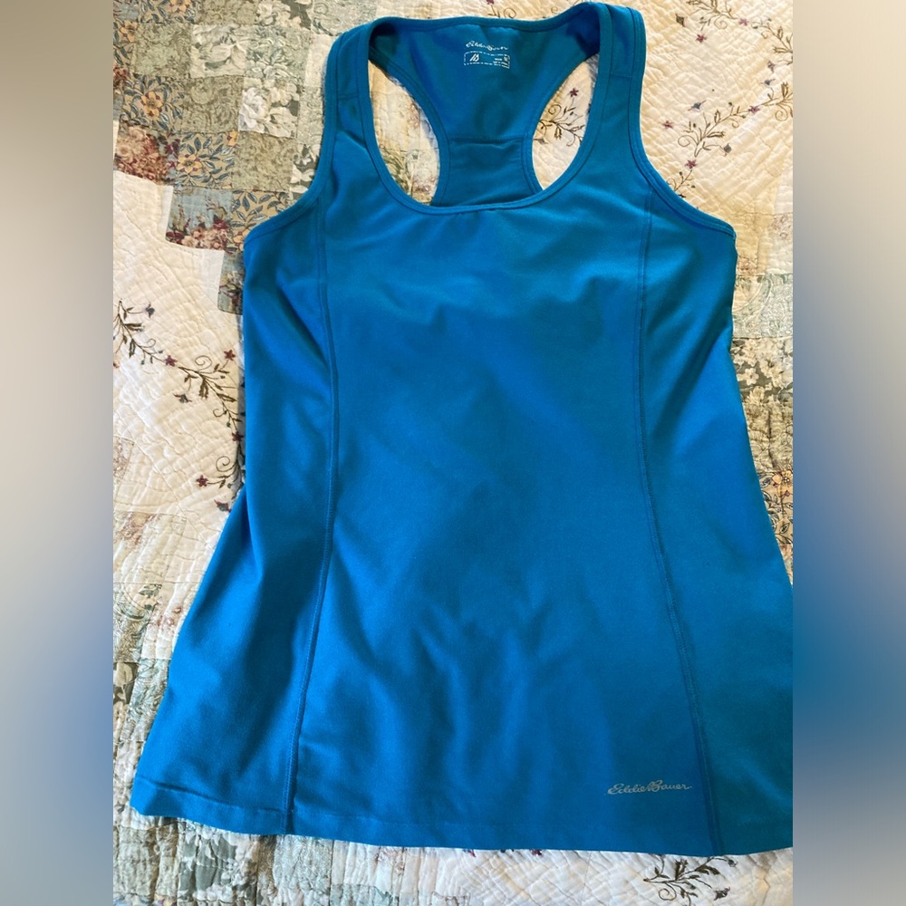 Eddie Bauer Women's Active Teal Tank Top